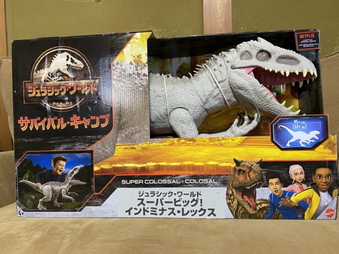 恐竜のおもちゃ ｼﾞｭﾗｼｯｸ ﾜｰﾙﾄﾞ ｽｰﾊﾟｰﾋﾞｯｸﾞ ｲﾝﾄﾞﾐﾅｽﾚｯｸｽ